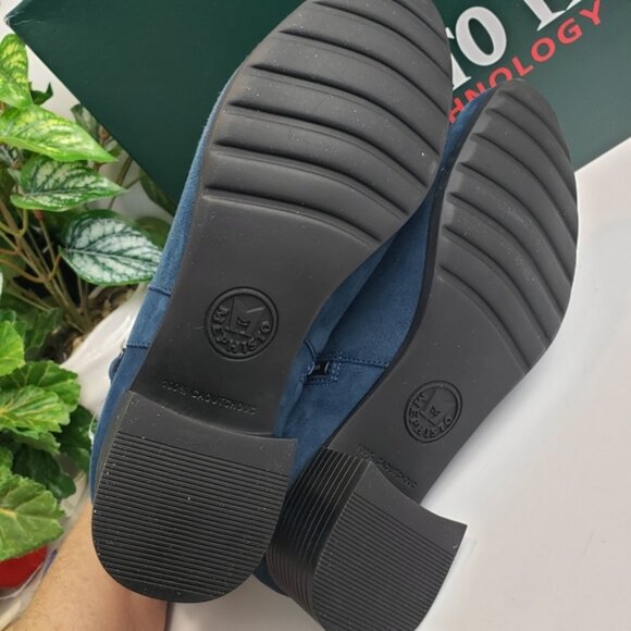 Mephisto Bootie Suede Gianina Peacock Blue Ankle NWT sz 8 - Picture 9 of 13